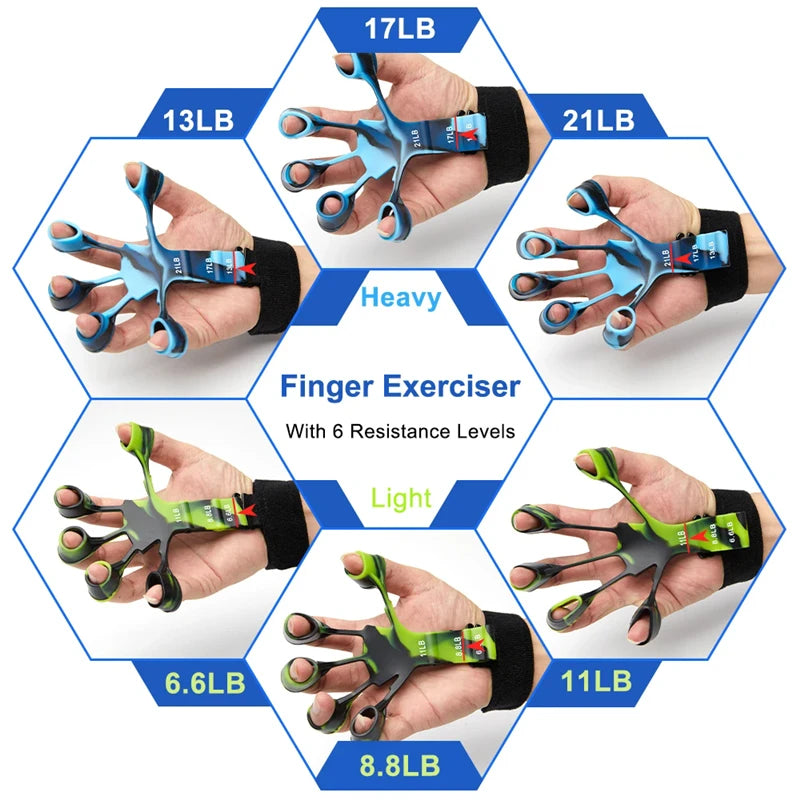 Five Finger Grip Strength Trainer