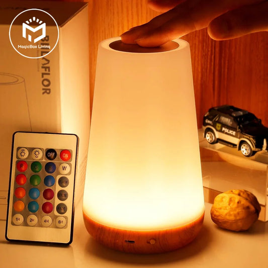 Colour Changing Touch Night Lamp with Remote