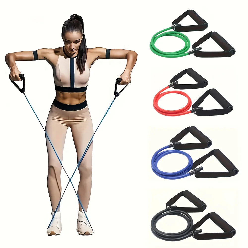 4-Level Resistance Bands with Handles