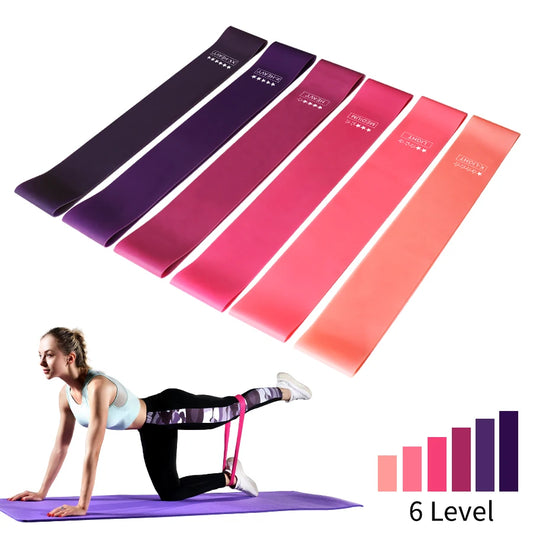 6-Piece Mini Resistance Bands for Fitness