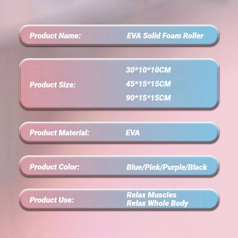 Hexagonal EVA Foam Yoga Roller