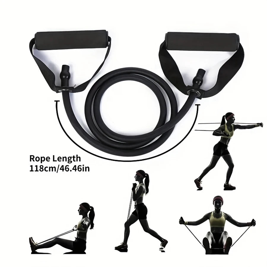 4-Level Resistance Bands with Handles