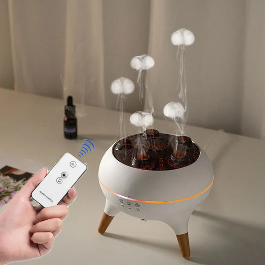 Dynamic Jellyfish Air Humidifier with Remote & Night Light