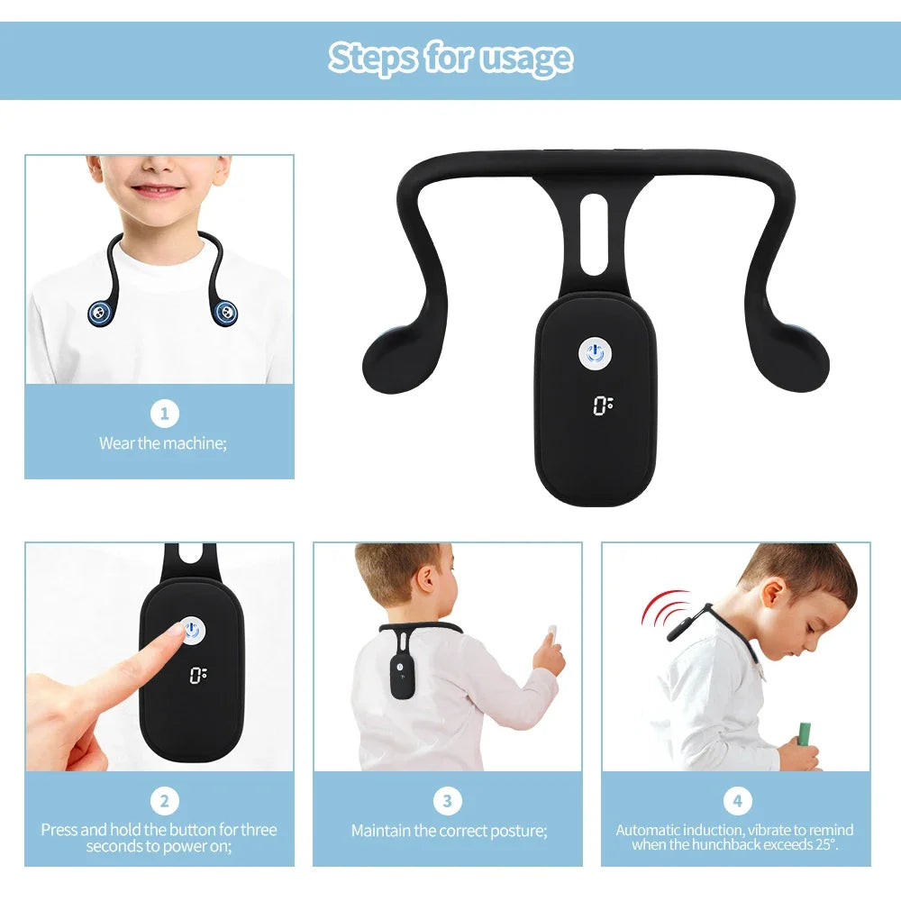 Smart Posture Corrector & Back Alignment Trainer