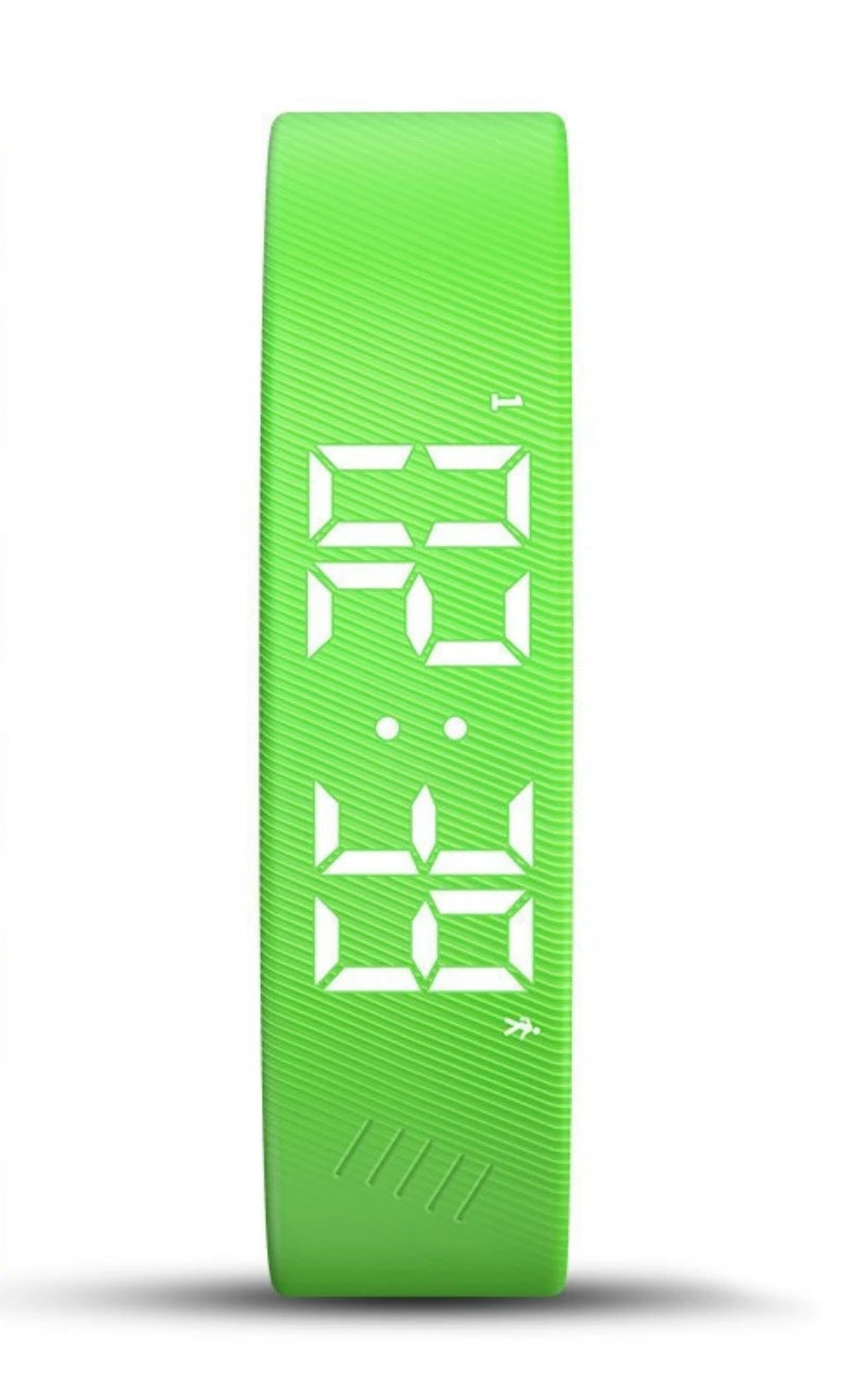 LED Smart Bracelet with Pedometer & Vibration Alarm